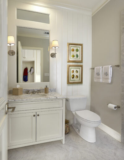 Traditional Classic-Style Guest Bathroom Remodel in Preston Hollow, Dallas TX