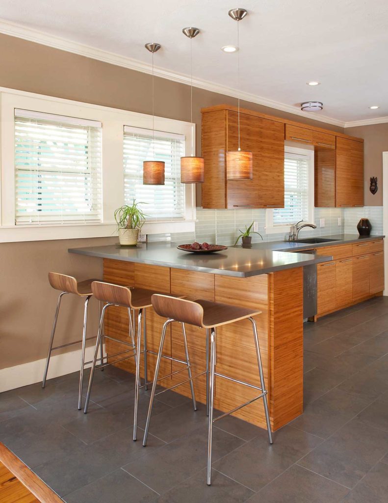 contemporary kitchen remodel conservation district