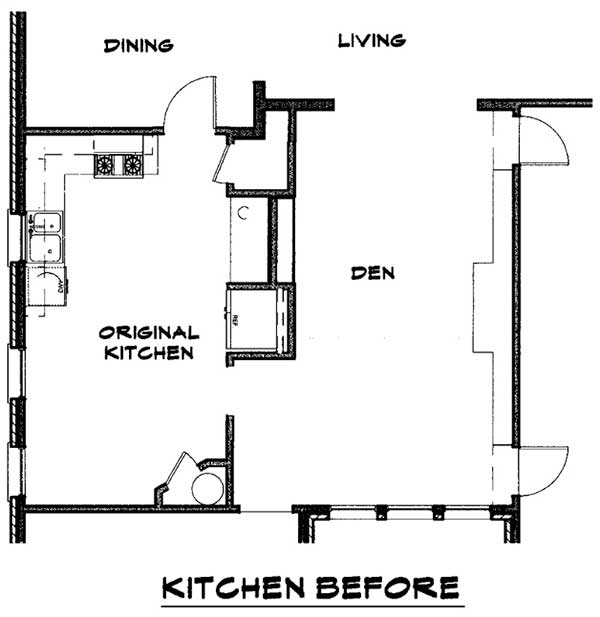 Kitchen Before Floorplans